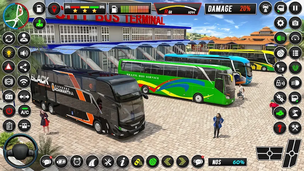 City Coach Bus Driver Games 3D  [МОД Unlocked] Screenshot 5