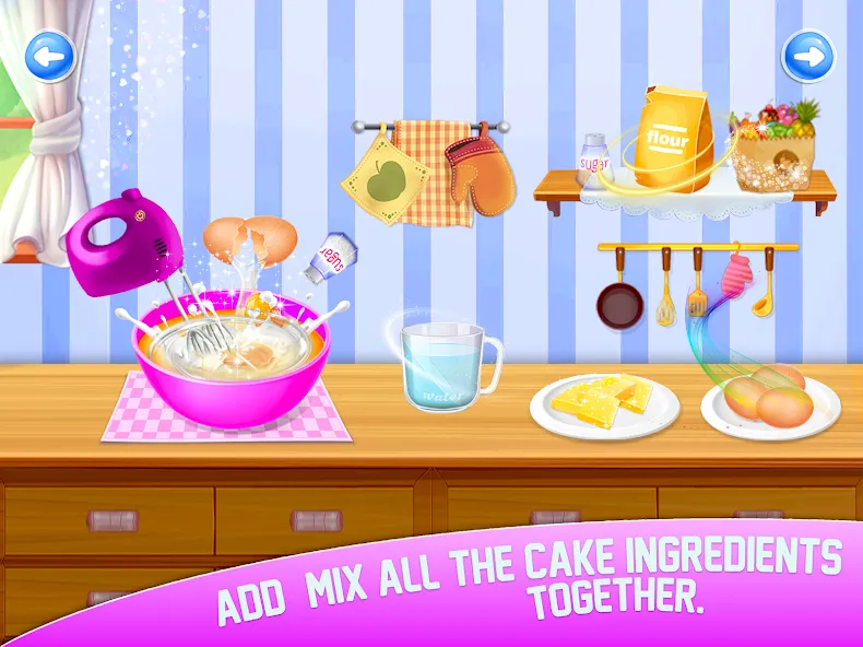 Cake Maker Sweet Bakery Games  [МОД Все открыто] Screenshot 3