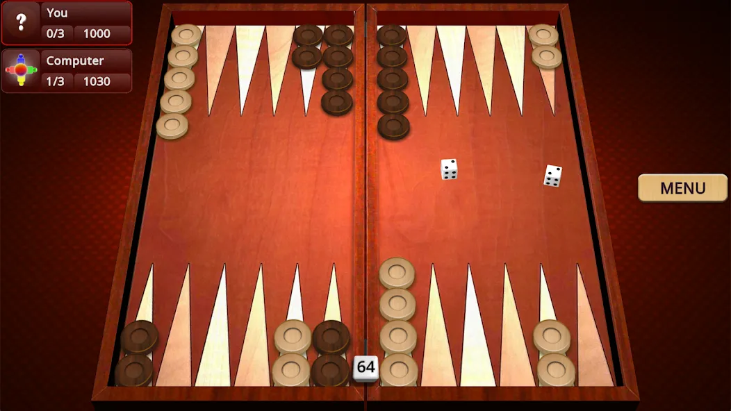 Backgammon Mighty  [МОД Unlocked] Screenshot 1