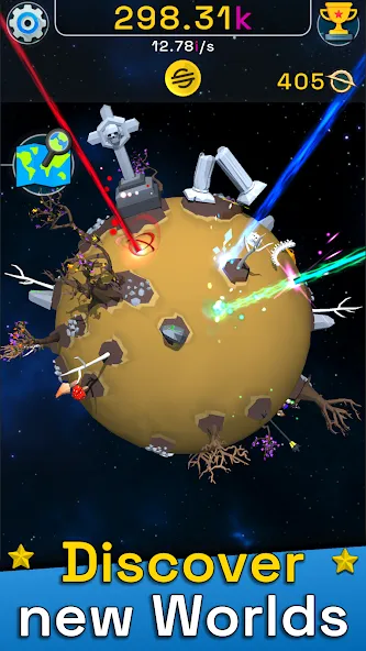 Planet Evolution: Idle Clicker (Планета Эволюция)  [МОД Много денег] Screenshot 2