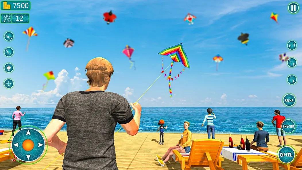 Kite Basant: Kite Flying Games  [МОД Бесконечные монеты] Screenshot 5