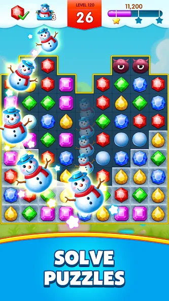 Jewels Legend - Match 3 Puzzle (Джуэл Легенд)  [МОД Все открыто] Screenshot 2