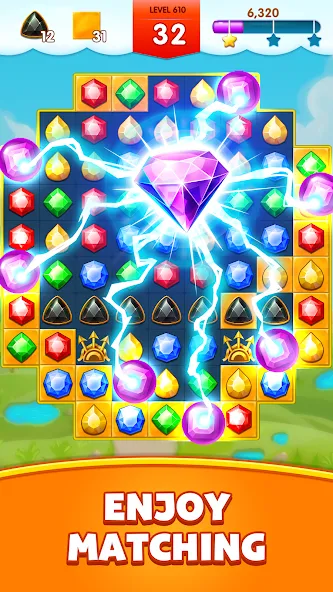 Jewels Legend - Match 3 Puzzle (Джуэл Легенд)  [МОД Все открыто] Screenshot 3