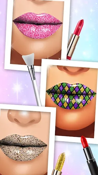 Lip Art Makeup Beauty Game  [МОД Меню] Screenshot 1