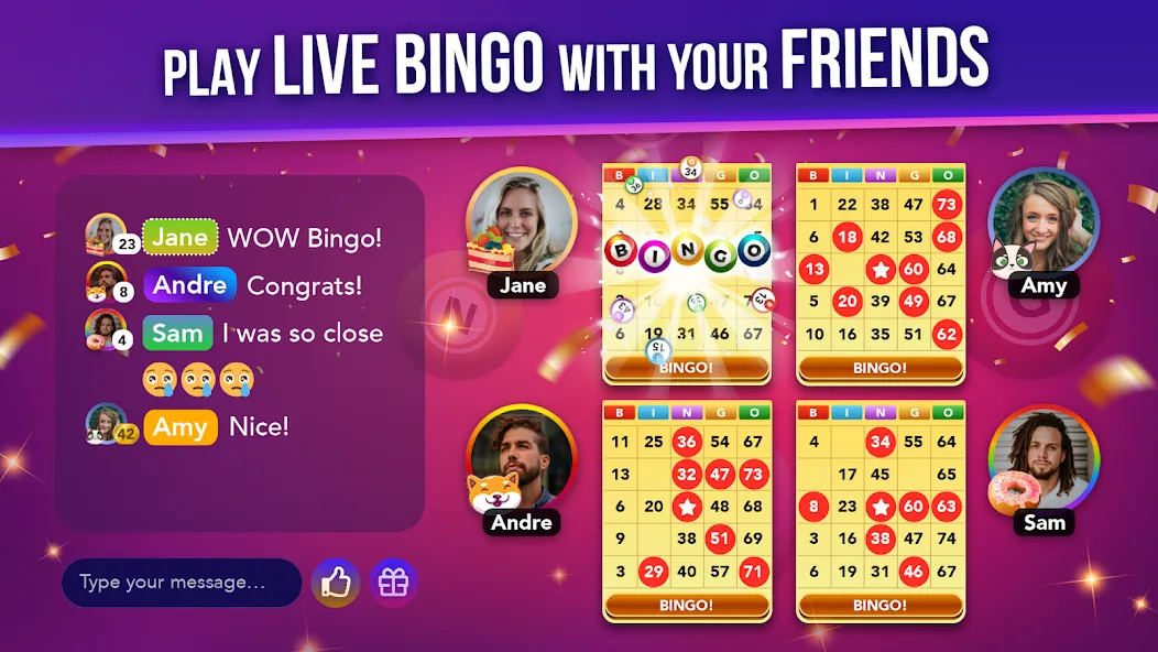 Live Play Bingo: Real Hosts (Лайв Плей Бинго)  [МОД Много монет] Screenshot 5