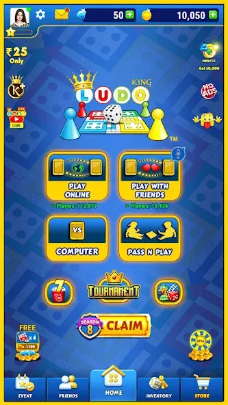 Ludo King™ (Лудо Кинг)  [МОД Unlocked] Screenshot 5