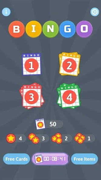 Bingo Mania - Light Bingo Game (Бинго Мания)  [МОД Unlocked] Screenshot 2