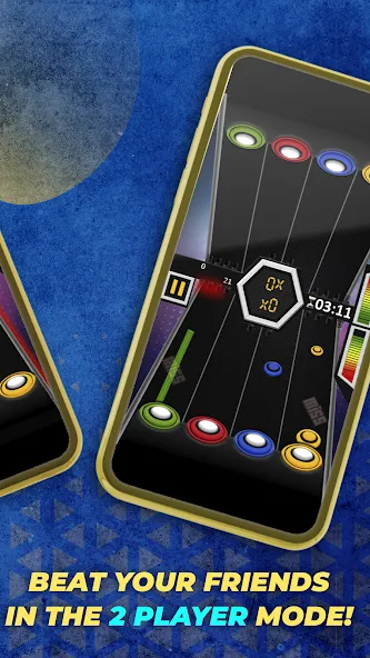 Guitar Hero Mobile: Music Game (Гитар Хиро Мобайл)  [МОД Unlimited Money] Screenshot 4