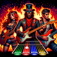 Скачать взлом Guitar Hero Mobile: Music Game (Гитар Хиро Мобайл)  [МОД Unlimited Money] на Андроид