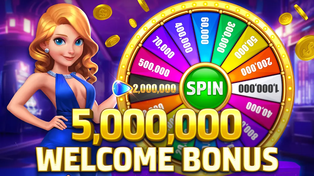 HighRoller Vegas: Casino Games (Хайроллер Вегас)  [МОД Unlimited Money] Screenshot 1