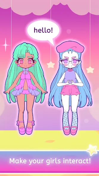 Mimistar dress up chibi doll (Министар)  [МОД Меню] Screenshot 5