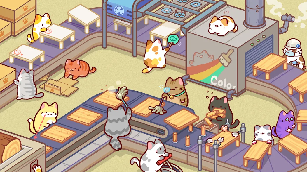 Kitty Cat Tycoon (Китти Кэт Тайкун)  [МОД Menu] Screenshot 4