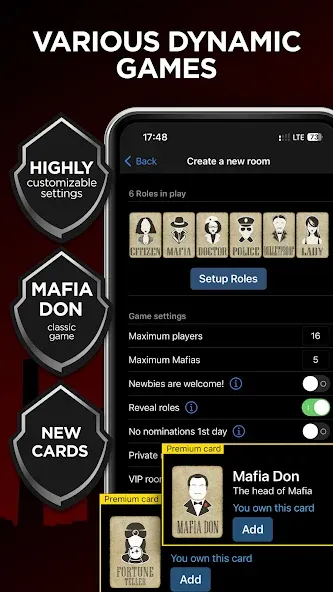 Mafia Online With Video Chat  [МОД Меню] Screenshot 4