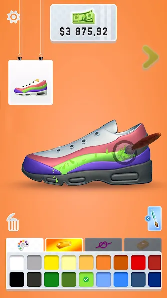 Sneaker Art! - Coloring Games  [МОД Бесконечные деньги] Screenshot 3