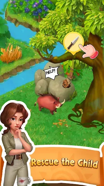 Island Adventure Jungle  Blast (Марбл Пазл)  [МОД Menu] Screenshot 5