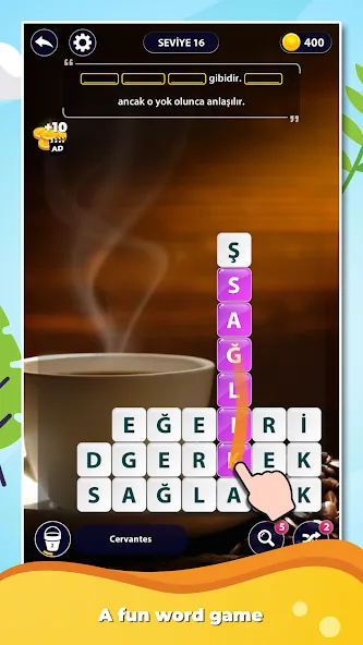 Word Surf: Inspire (Ворд Серф)  [МОД Бесконечные деньги] Screenshot 3
