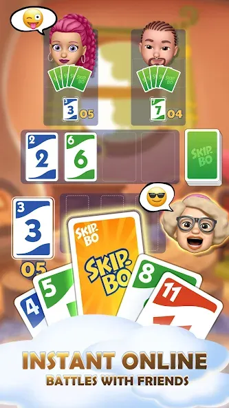 Skip-Bo (кип)  [МОД Меню] Screenshot 2