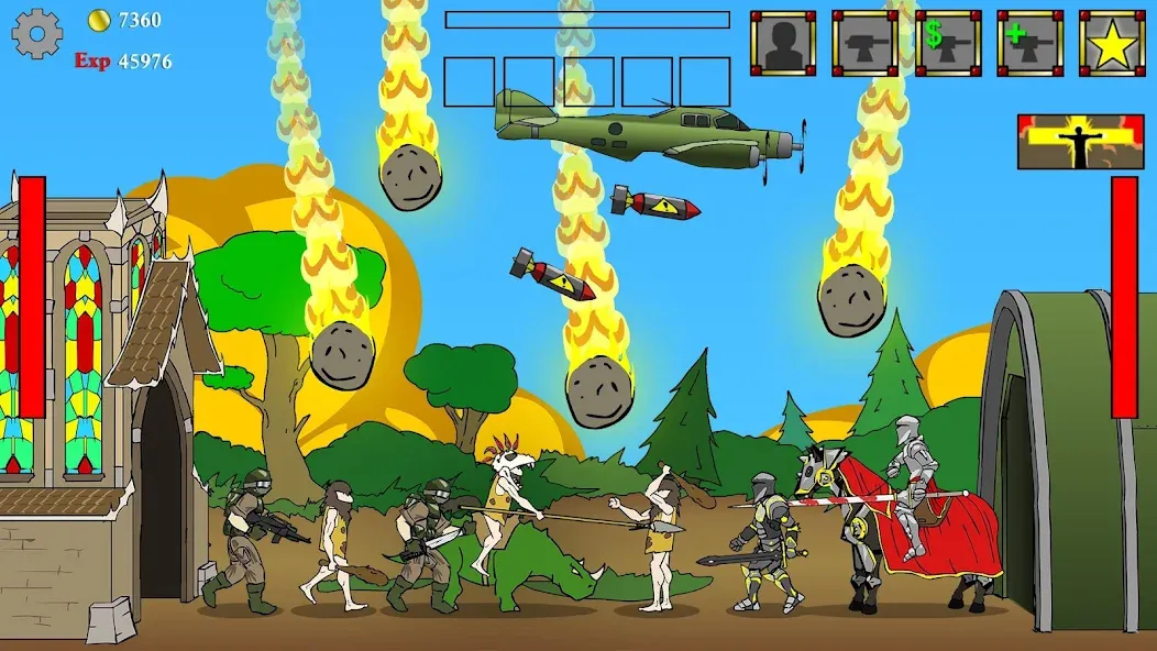 Age of War (Эйдж оф Вор)  [МОД Много денег] Screenshot 1