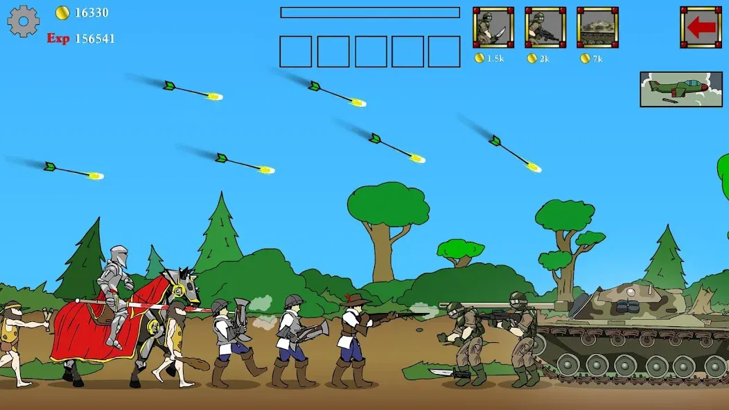 Age of War (Эйдж оф Вор)  [МОД Много денег] Screenshot 3