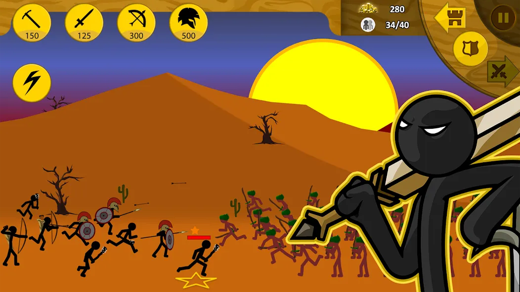 Stick War: Legacy (Стик Вар)  [МОД Бесконечные монеты] Screenshot 4