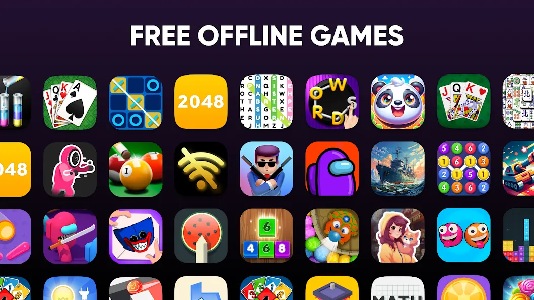 Offline Games - No WiFi - Fun  [МОД Бесконечные деньги] Screenshot 1