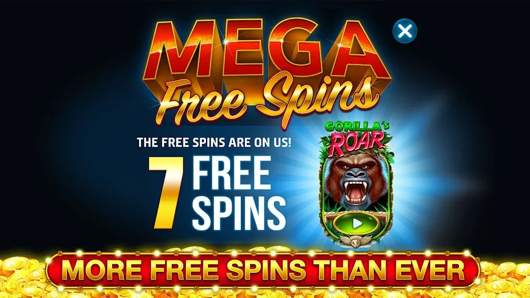 Ape Slots: Vegas Casino Deluxe  [МОД Много денег] Screenshot 3