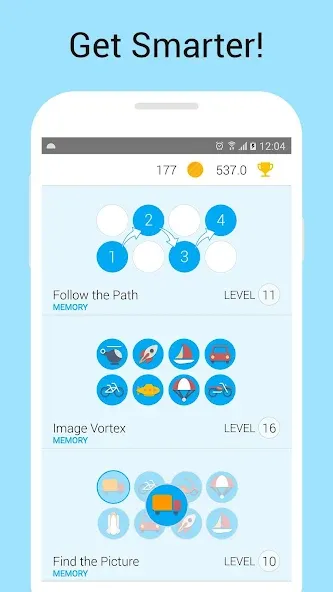 Memory Games: Brain Training  [МОД Меню] Screenshot 1