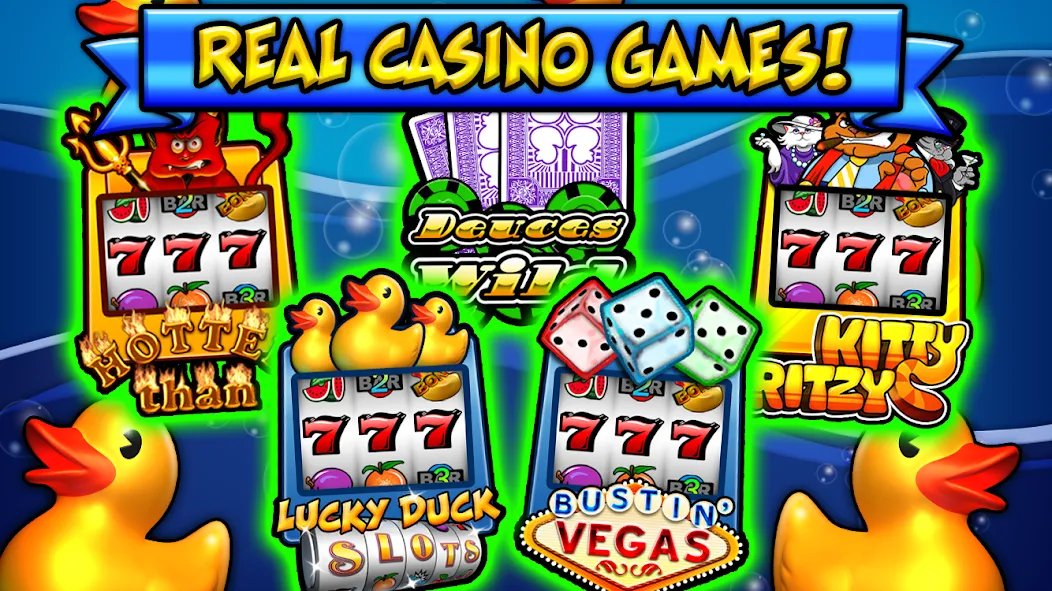 Lucky Duck Slots (Лаки Дак Слотс)  [МОД Unlimited Money] Screenshot 1