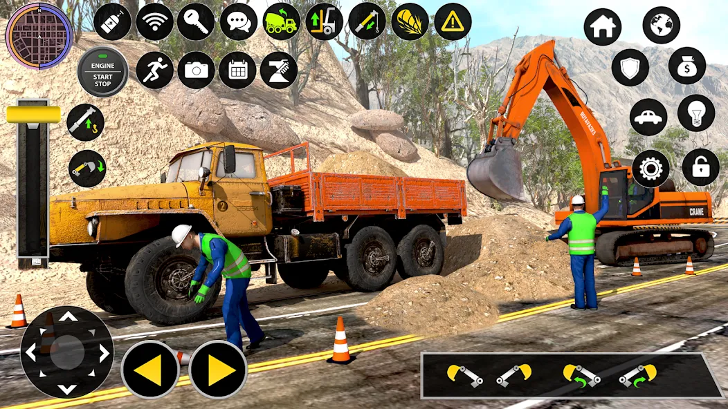 Construction Excavator Game 3D  [МОД Много монет] Screenshot 2