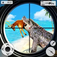 Скачать взлом Crocodile Hunting Animal Games (Крокодил Охота Игры с животными) [МОД Бесконечные деньги] на Андроид