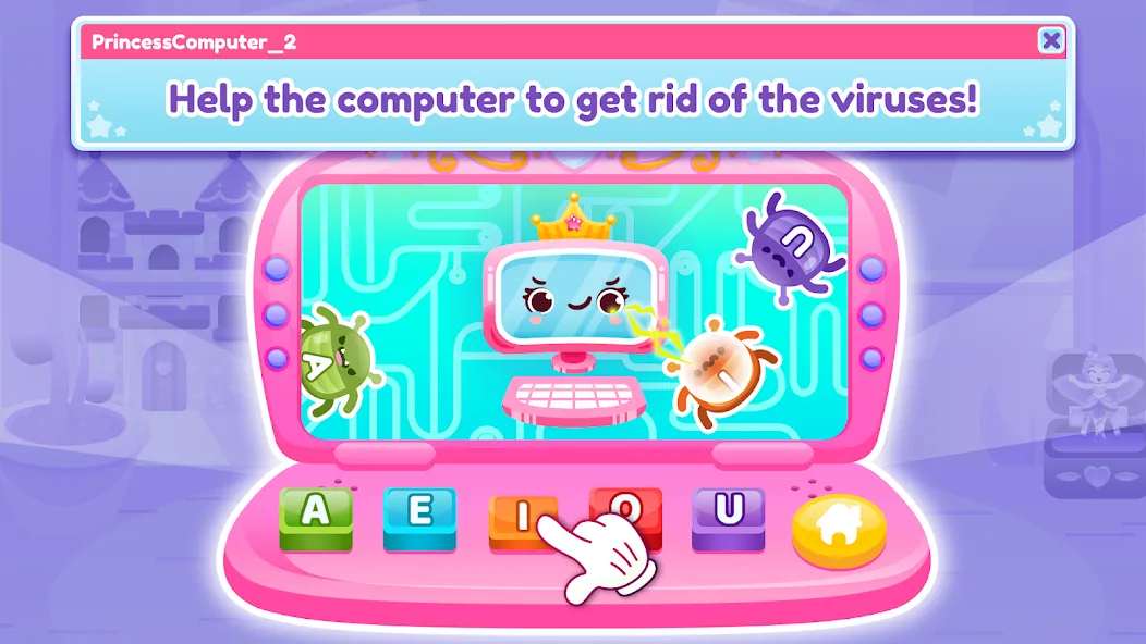 Princess Computer 2 Girl Games  [МОД Unlimited Money] Screenshot 2