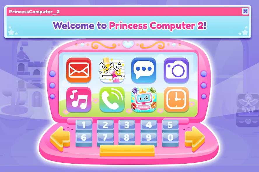 Princess Computer 2 Girl Games  [МОД Unlimited Money] Screenshot 5