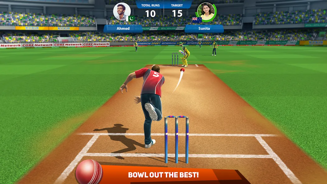 Cricket League (Крикет Лига)  [МОД Unlocked] Screenshot 3