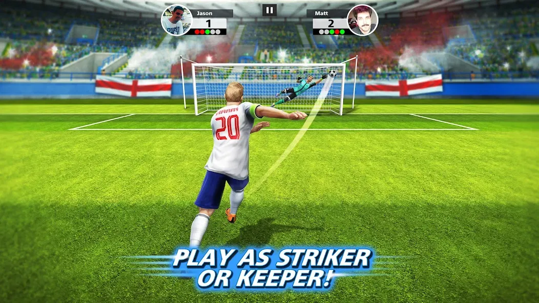 Football Strike: Online Soccer (Футбольный забастовка)  [МОД Mega Pack] Screenshot 1