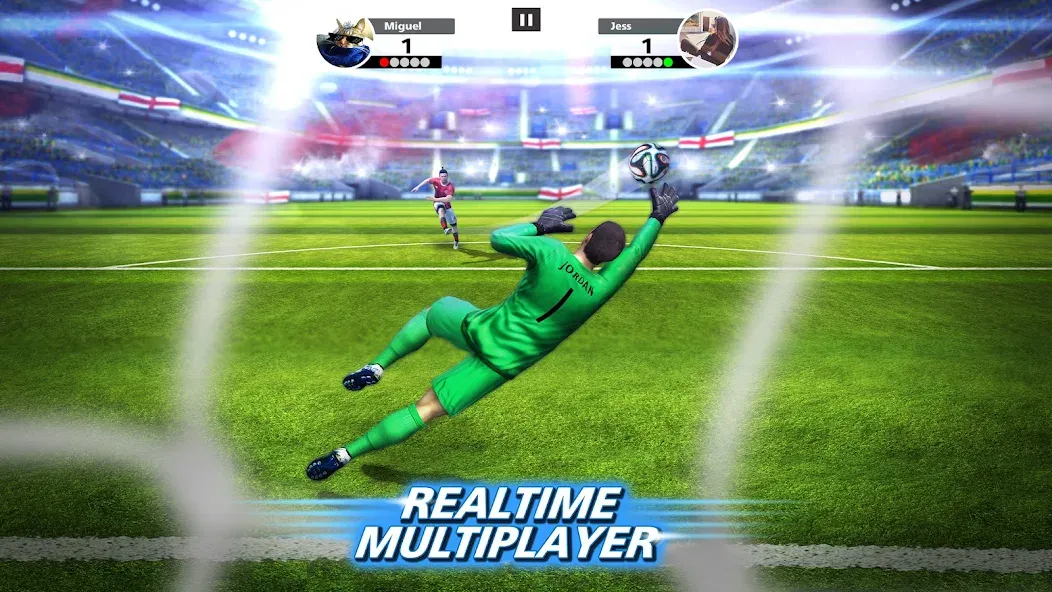 Football Strike: Online Soccer (Футбольный забастовка)  [МОД Mega Pack] Screenshot 2