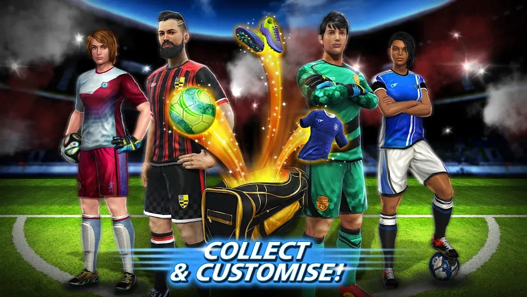 Football Strike: Online Soccer (Футбольный забастовка)  [МОД Mega Pack] Screenshot 4