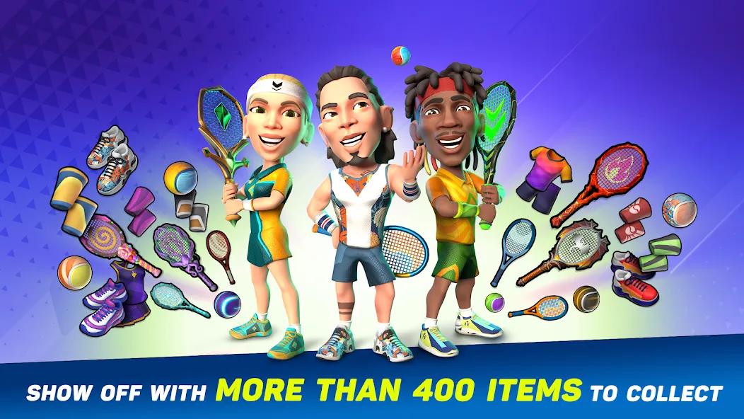 Mini Tennis: Perfect Smash (Мини Теннис)  [МОД Много денег] Screenshot 5