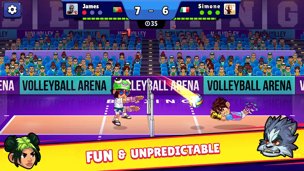 Volleyball Arena: Spike Hard (Волейбольная арена)  [МОД Menu] Screenshot 2