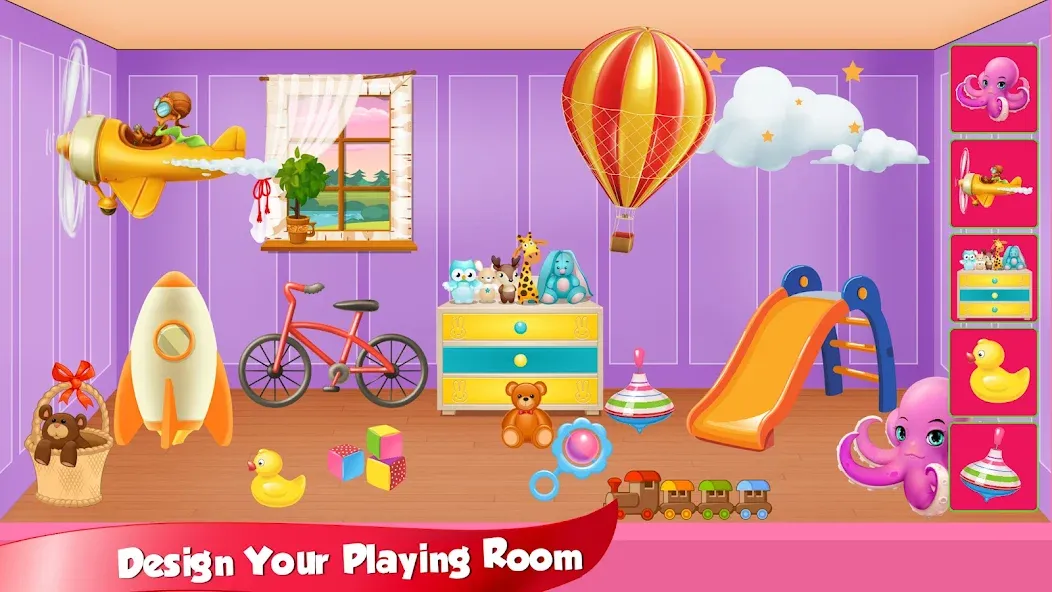 Girl Doll House Design & Clean  [МОД Меню] Screenshot 3