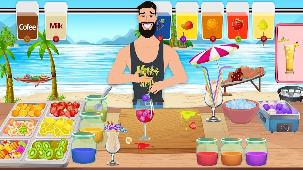 Boba cocktail:DIY recipe games  [МОД Unlocked] Screenshot 2