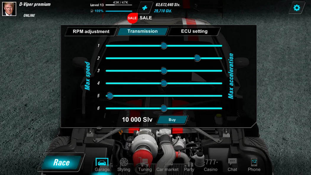 Forbidden Racing  [МОД Menu] Screenshot 4