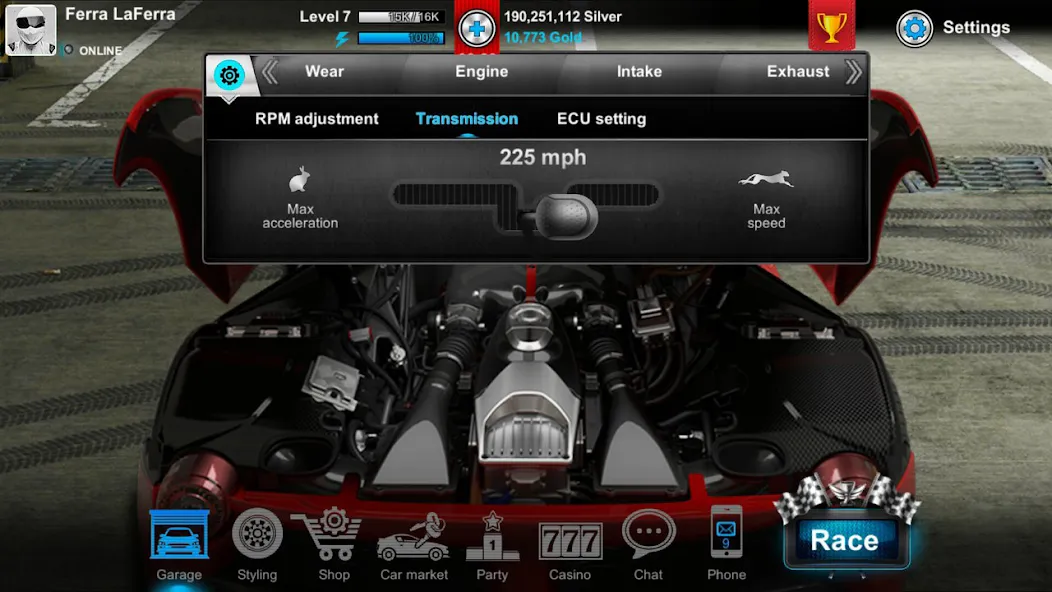 Tuner Life Online Drag Racing (Тюнер Лайф)  [МОД Много денег] Screenshot 4