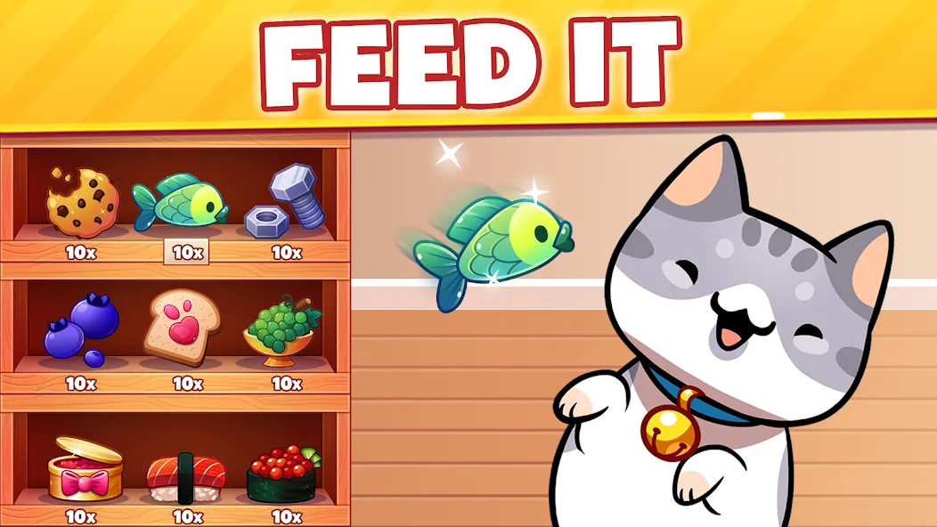 Cat Game - The Cats Collector!  [МОД Бесконечные монеты] Screenshot 2