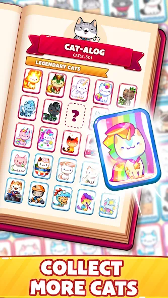 Cat Game - The Cats Collector!  [МОД Бесконечные монеты] Screenshot 4