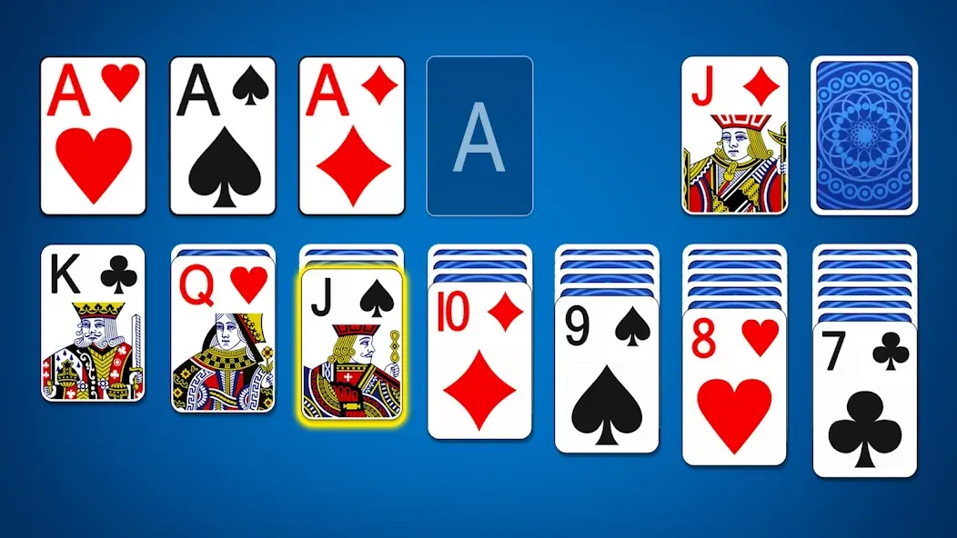 Solitaire Card Game (Солитер карточная игра)  [МОД Бесконечные монеты] Screenshot 1