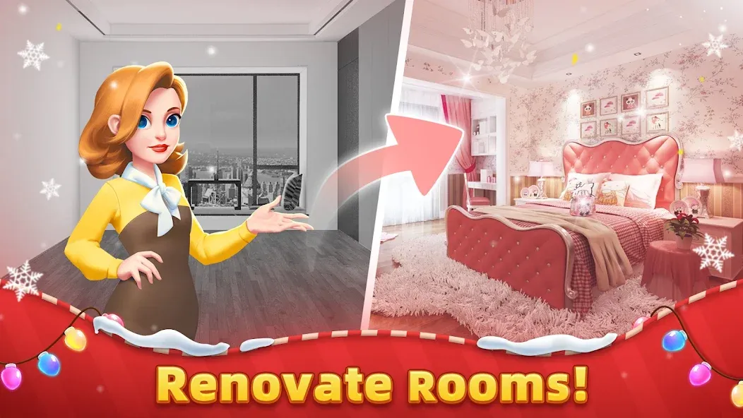 Dream Home - House Design  [МОД Menu] Screenshot 1