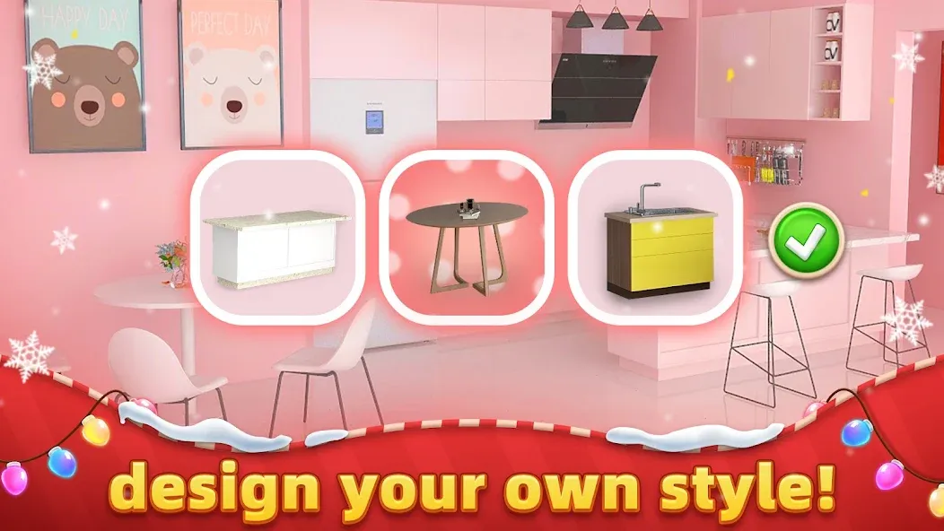 Dream Home - House Design  [МОД Menu] Screenshot 2