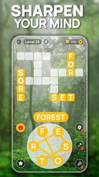 Word Scenery: Crossword (Ворд Трип)  [МОД Много денег] Screenshot 2