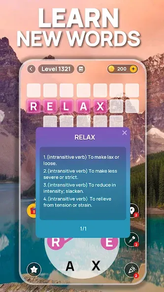 Word Scenery: Crossword (Ворд Трип)  [МОД Много денег] Screenshot 3