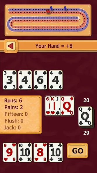 Cribbage (Криббидж)  [МОД Меню] Screenshot 3